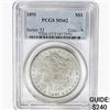 Image 1 : 1891 Morgan Silver Dollar PCGS MS62