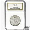Image 1 : 1940 Walking Liberty Half Dollar NGC MS63