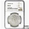 Image 1 : 1878-CC Morgan Silver Dollar NGC MS62