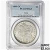 Image 1 : 1881-CC Morgan Silver Dollar PCGS MS63