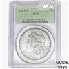 1881-S Morgan Silver Dollar PCGS MS65