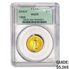 Image 1 : 1989 1/4oz $10 Gold Eagle PCGS MS69