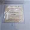 Image 3 : ICCS Graded MS-64 1968 25 Cent Canadian 50% Silver Coin