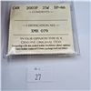 Image 3 : ICCS Graded SP-66 2003P 25 Cent Canadian Coin