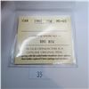 Image 3 : ICCS Graded MS-65 1961 10 Cent Canadian 80% Silver Coin