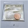 Image 1 : ICCS Graded PL-64 1962 1 Cent Canadian Coin