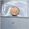 Image 2 : ICCS Graded MS-63 1987 1 Cent Canadian Coin
