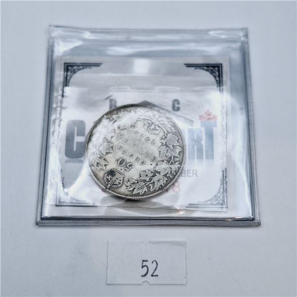 CMG Graded G-6 1914 50 Cent Sterling Silver Canadian Coin