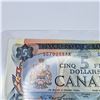 Image 3 : Miscut Error 1972 $5 Canadian Banknote