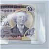Image 4 : Miscut Error 1971 $10 Canadian Banknote