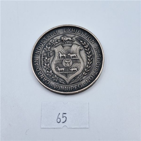 1914 Sir William Whyte Canadian Industrial Exhibition Association Winnipeg Medallion