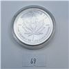Image 1 : 2014 Silver Shield Cannabis 1 Troy Ounce .999 Silver Coin