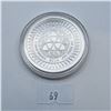 Image 2 : 2014 Silver Shield Cannabis 1 Troy Ounce .999 Silver Coin