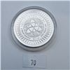 Image 2 : 2014 Silver Shield Cannabis 1 Troy Ounce .999 Silver Coin