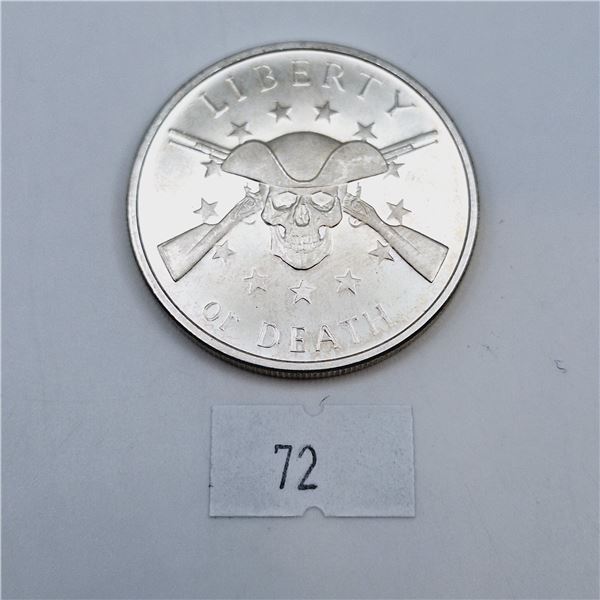 2024 Silver Shield Liberty or Death One Troy Ounce .999 Silver Coin