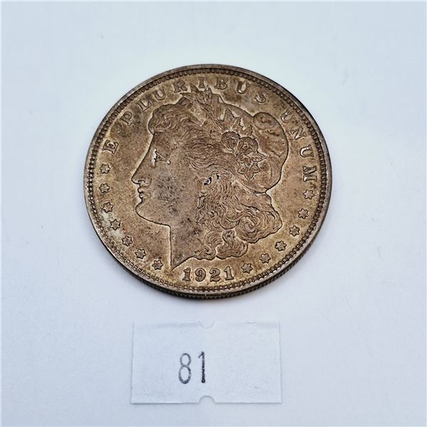 1921 American Silver Morgan Dollar 26.73g 90% Silver