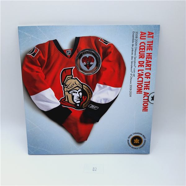 2008-2009 RCM Ottawa Senators Coin Set