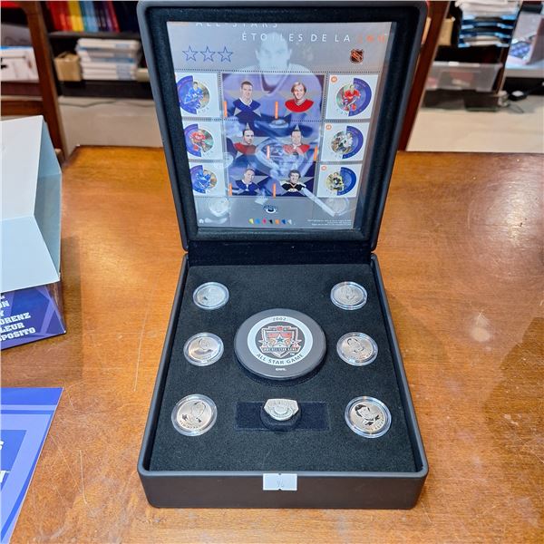 NHL All Stars 2002 Commemorative Stamp and Medallion Set