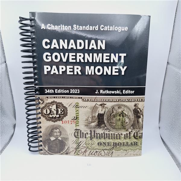 2023 Canadian Government Paper Money Charlton Standard Catalogue