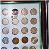 Image 4 : Framed Collection of Canadian Nickels