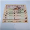 Image 1 : Five Canadian Two Dollar Bills