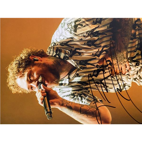Post Malone signed photo