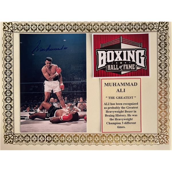 Muhammad Ali signed photo
