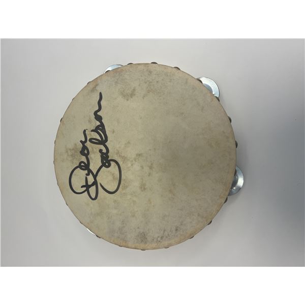 Deon Jackson signed tambourine