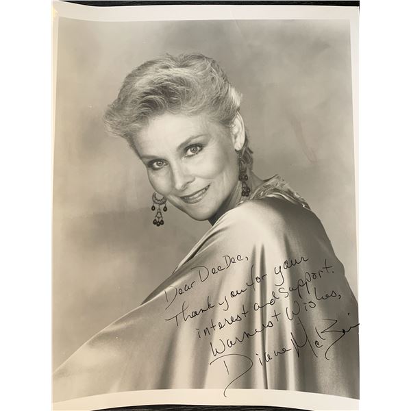 Diane McBain signed photo