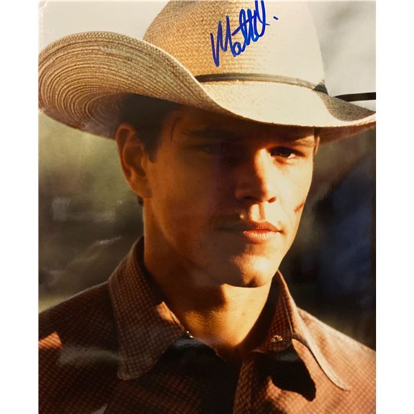 All the Pretty Horses Matt Damon signed movie photo