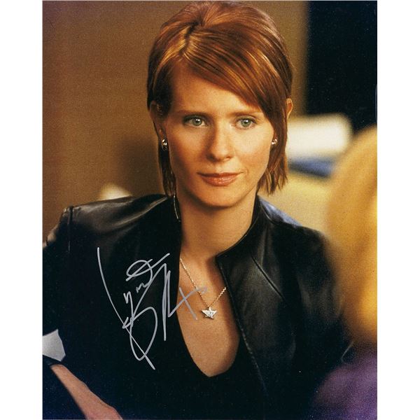 Cynthia Nixon signed photo