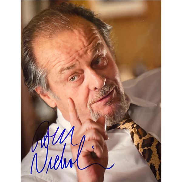 The Departed Jack Nicholson Signed Movie Photo. GFA Authenticated