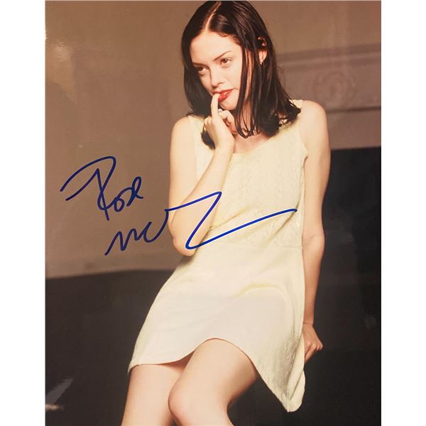 Rose McGowan signed photo