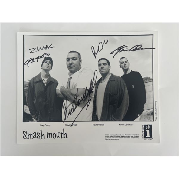 Smash Mouth signed photo