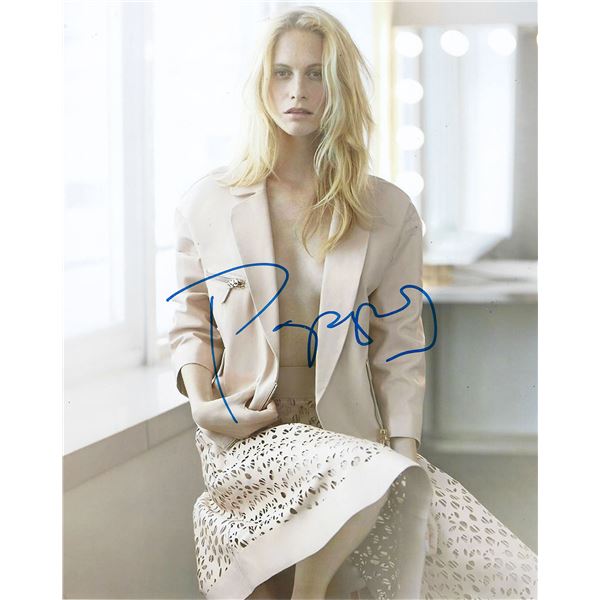 Poppy Delevingne signed photo