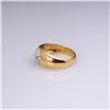 Image 3 : 18k Yellow Gold & Custom Cut Moissanite Ring by Carlo Rici
