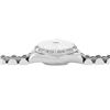 Image 6 : Rolex Ladies Stainless Steel Quickset Sapphire Silver Pyramid Diamond Datejust H