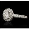 Image 2 : 14KT White Gold 1.57ctw Diamond Ring JRM377