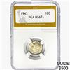Image 1 : 1945 Mercury Silver Dime PGA MS67+