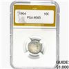 Image 1 : 1904 Barber Dime PGA MS65