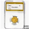 Image 1 : 1863 Indian Head Cent PGA MS65+