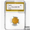 Image 1 : 1871 Indian Head Cent PGA MS65 RB