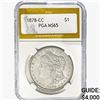 Image 1 : 1878-CC Morgan Silver Dollar PGA MS65
