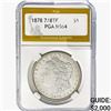 Image 1 : 1878 7/8TF Morgan Silver Dollar PGA MS64