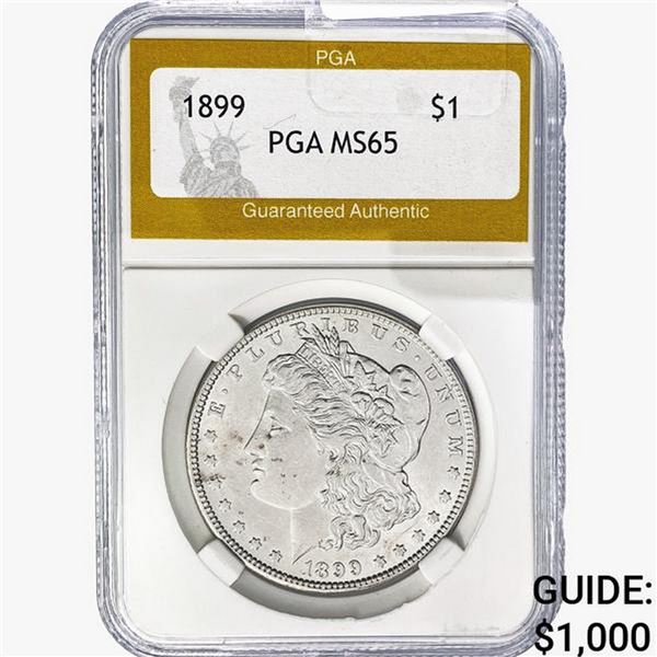 1899 Morgan Silver Dollar PGA MS65