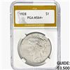 Image 1 : 1928 Silver Peace Dollar PGA MS64+