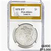 Image 1 : 1878 8TF Morgan Silver Dollar PGA MS64+ CAMEO PL
