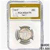 Image 1 : 1917 Standing Liberty Quarter PGA MS64 FH, TYPE 1