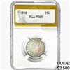 Image 1 : 1898 Barber Quarter PGA PR65