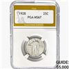 Image 1 : 1928 Standing Liberty Quarter PGA MS67